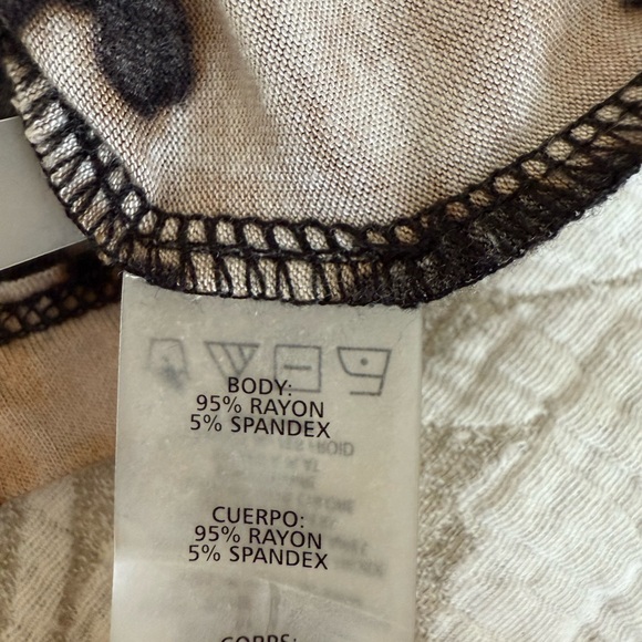 CALVIN KLEIN ANIMAL PRINT TOP SZ.M - Picture 6 of 6